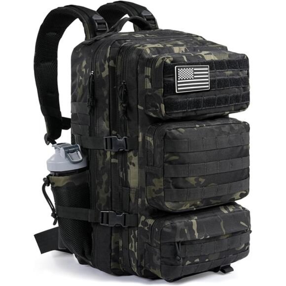 Military Tactical Backpack 50L Large Day Backpack for Men Molle Army 3 Days